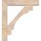 Ekena Millwork Merced Block Smooth Bracket w/ Offset Brace, Douglas Fir, 7 1/2"W x 40"D x 44"H BKT0806X40X44MRC05SDF - alternate 2